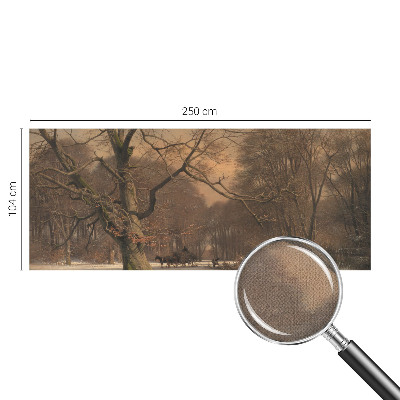 Peel and stick fototapet med motiv av ett vinterlandskap