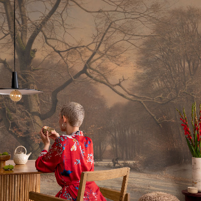 Peel and stick fototapet Vinterlandskap