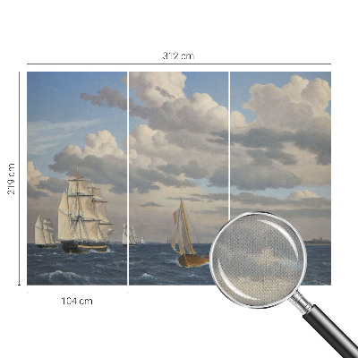 Självhäftande fototapet Havsäventyr