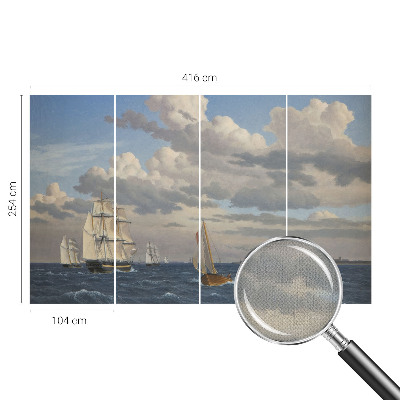 Självhäftande fototapet Havsäventyr