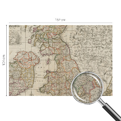 Fototapet barn Antik karta