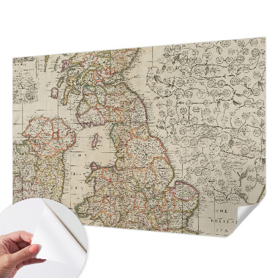 Fototapet barn Antik karta