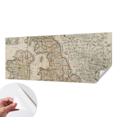 Fototapet barn Antik karta