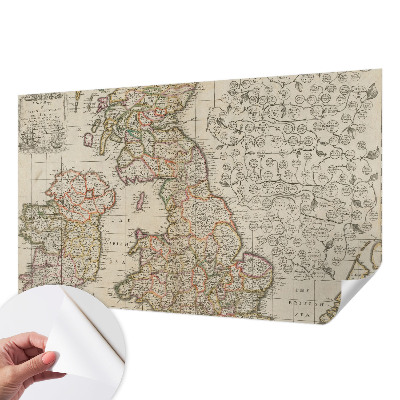 Fototapet barn Antik karta