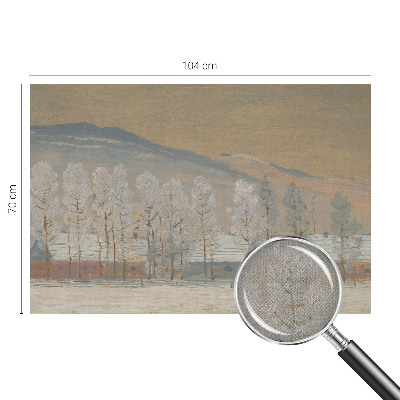 Självhäftande fototapet Vinterlandskap