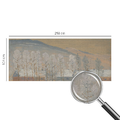 Självhäftande fototapet Vinterlandskap