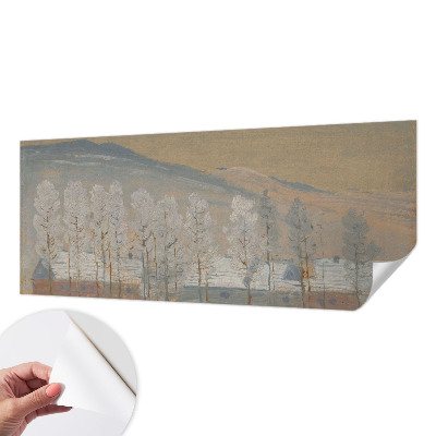 Självhäftande fototapet Vinterlandskap