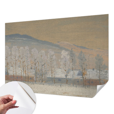 Självhäftande fototapet Vinterlandskap