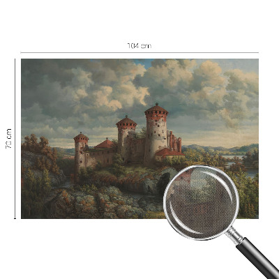 Fototapet barnrum Romantiskt landskap