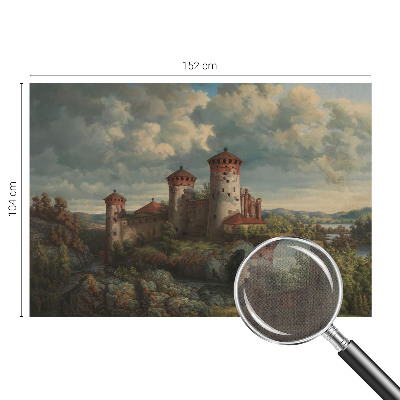 Fototapet barnrum Romantiskt landskap