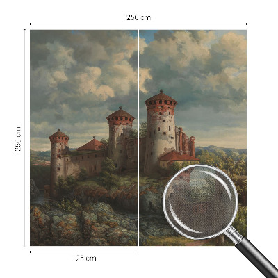 Fototapet barnrum Romantiskt landskap