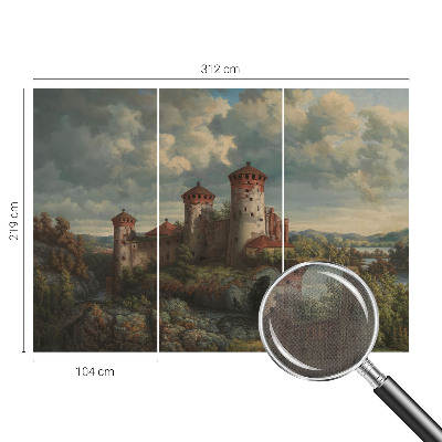 Fototapet barnrum Romantiskt landskap