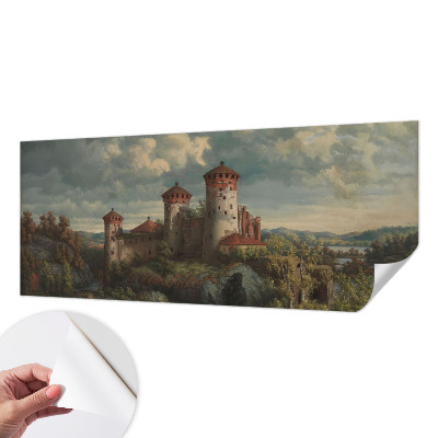 Fototapet barnrum Romantiskt landskap