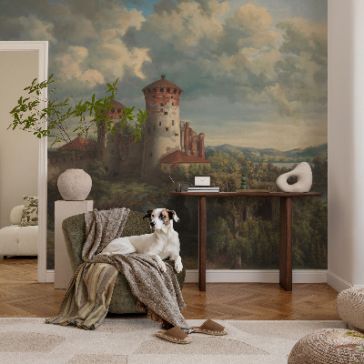 Fototapet barnrum Romantiskt landskap