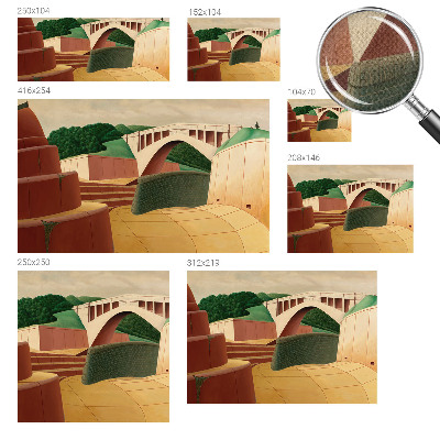 Fototapet för barn Fridfullt landskap