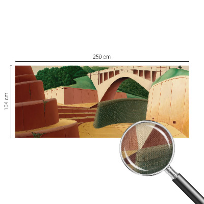 Fototapet för barn Fridfullt landskap