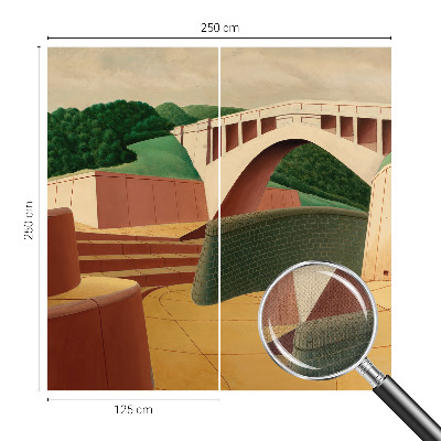 Fototapet för barn Fridfullt landskap