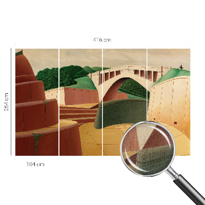 Fototapet för barn Fridfullt landskap