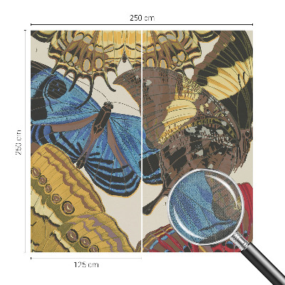 Självhäftande fotovägg Inspiration med fjärilar