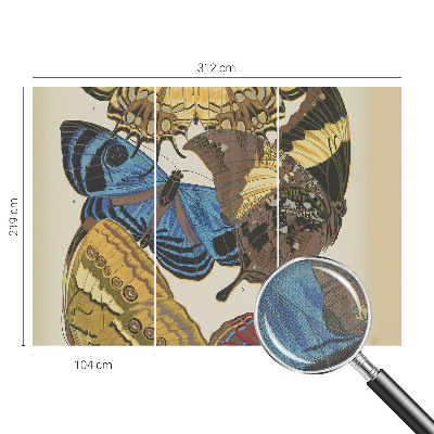 Självhäftande fotovägg Inspiration med fjärilar