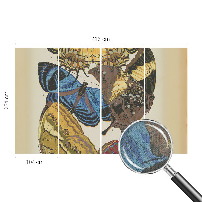 Självhäftande fotovägg Inspiration med fjärilar