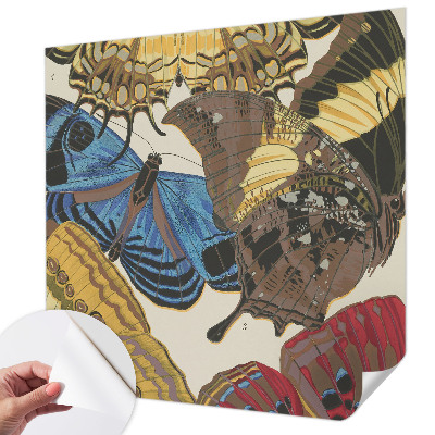 Självhäftande fotovägg Inspiration med fjärilar