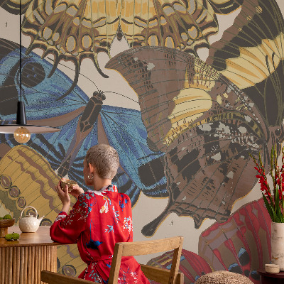 Självhäftande fotovägg Inspiration med fjärilar