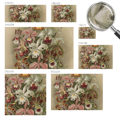 Peel and stick fototapet Blommig elegans