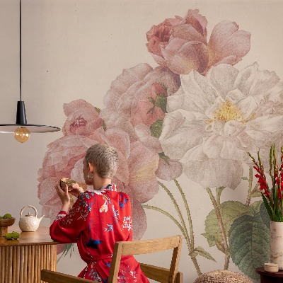 Peel and stick fototapet Romantiska rosor