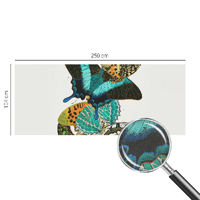 Fototapet barn Färgglada fjärilar