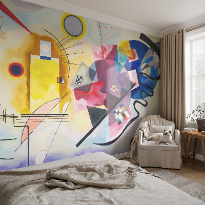 Fototapet för barn med en färgglad abstrakt design
