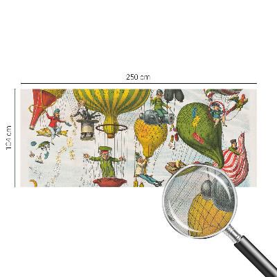 Självhäftande fototapet Ballongresa