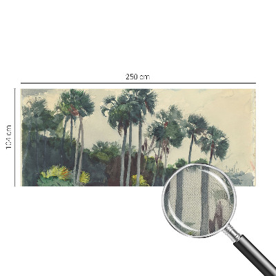 Självhäftande fotovägg med motiv av exotiska palmer