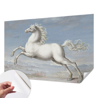 3D fototapet Hästar i hopp