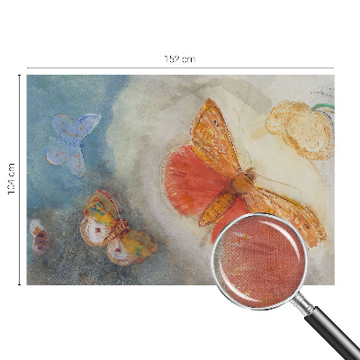 Självhäftande fototapet Färgglada fjärilar