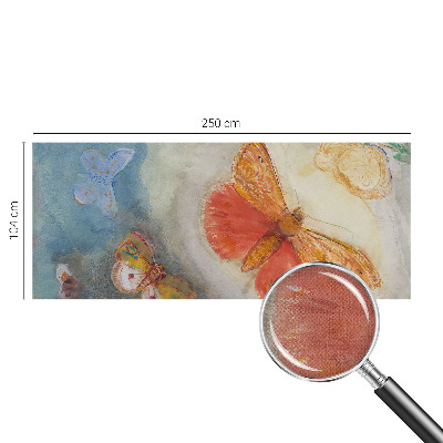 Självhäftande fototapet Färgglada fjärilar