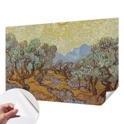 Självhäftande fotovägg Olivträd