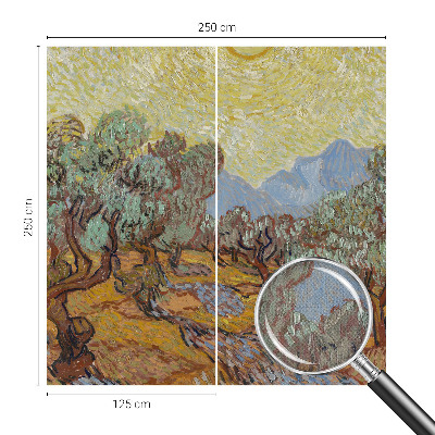 Självhäftande fotovägg Olivträd