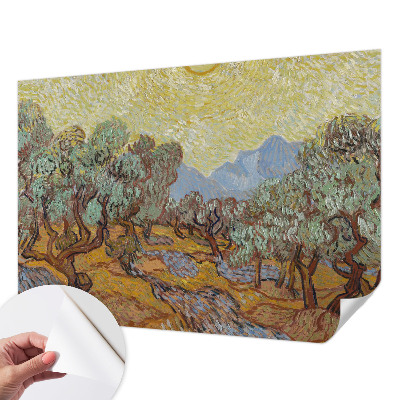 Självhäftande fotovägg Olivträd