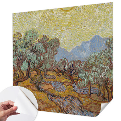 Självhäftande fotovägg Olivträd