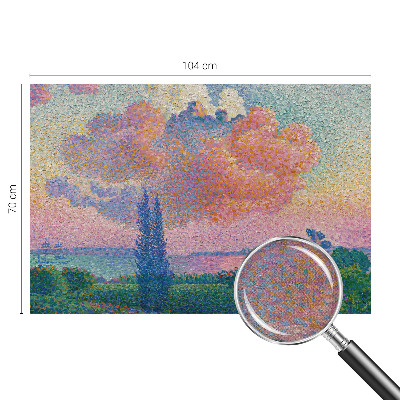 Peel and stick fototapet Färgglatt landskap