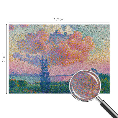 Peel and stick fototapet Färgglatt landskap