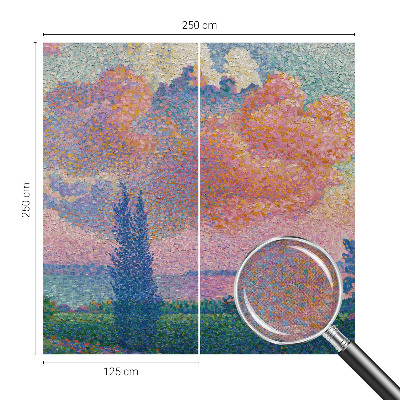 Peel and stick fototapet Färgglatt landskap