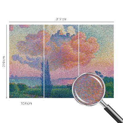 Peel and stick fototapet Färgglatt landskap