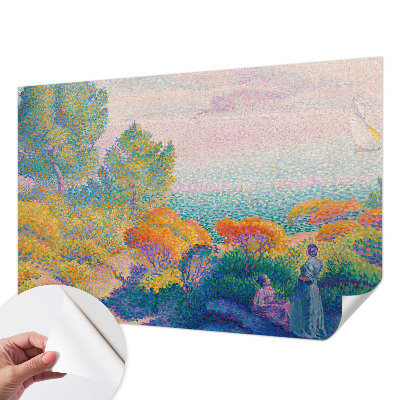 3D fototapet med motiv av ett havslandskap