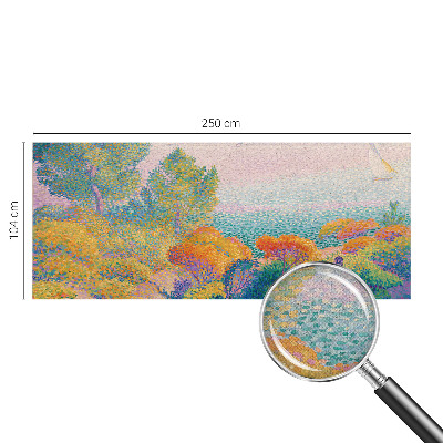 3D fototapet med motiv av ett havslandskap