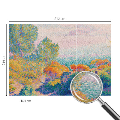 3D fototapet Havslandskap