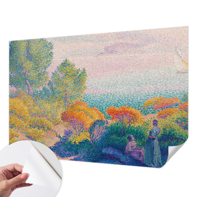 3D fototapet med motiv av ett havslandskap