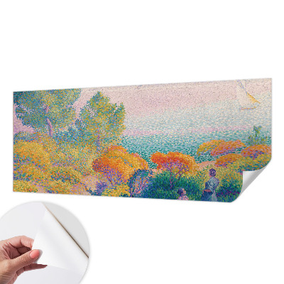 3D fototapet med motiv av ett havslandskap