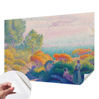 3D fototapet med motiv av ett havslandskap